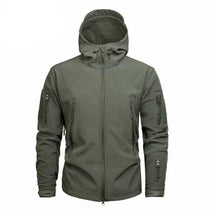 Herren Fleecejacke Softshell Bergsteiger Winterjacke