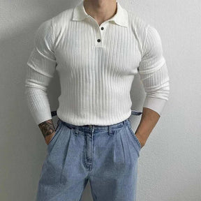 Herren Slim Fit Strickpullover