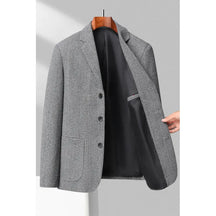 Herren Blazer aus Wollmischung in taillierter Passform