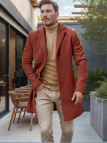 Herren Baumwolljacke Eleganter Schnitt