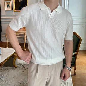 Sola Herren Polo Shirt | Vintage Kurzarm, Hochwertige Baumwolle
