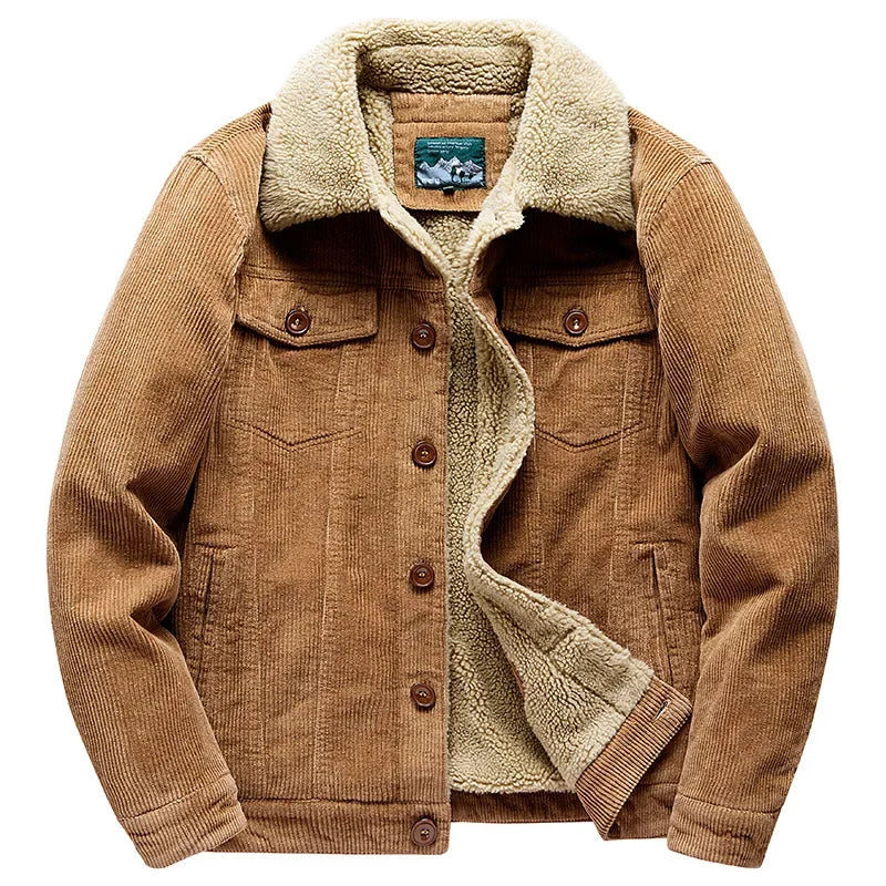 Wendy Herren Parka | Corduroy, Winterparka für Kalte Tage
