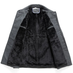 Wolfer Männer Wolljacke | 100% Wolle mit Fleece-Liner, Elegant