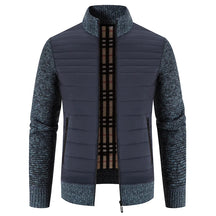 Herren Fleecejacke Gestrickt Warm Komfort Kleidung