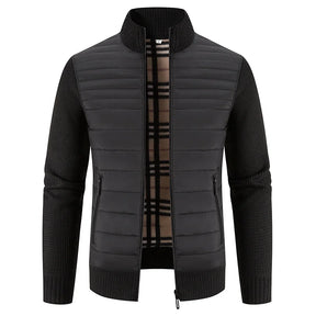 Herren Fleecejacke Gestrickt Warm Komfort Kleidung